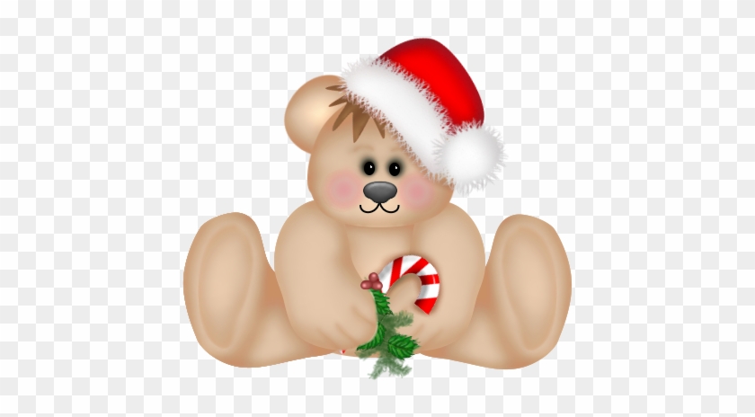 Christmas Png Cute Teddy Bear Clipart - Christmas Teddy Bear Clipart #1039658