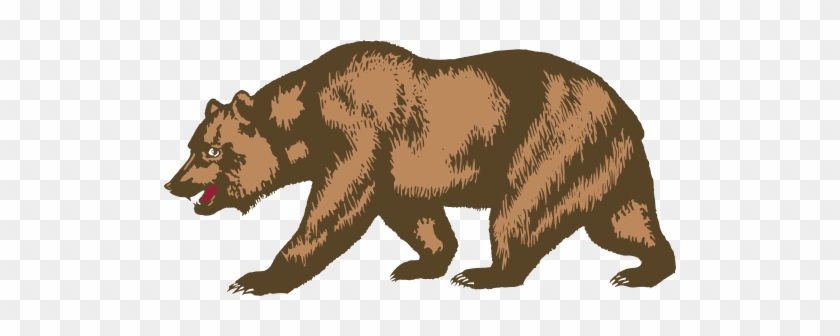 Teddy Bear Clipart Free Clipart - Bear On The California Flag #1039708