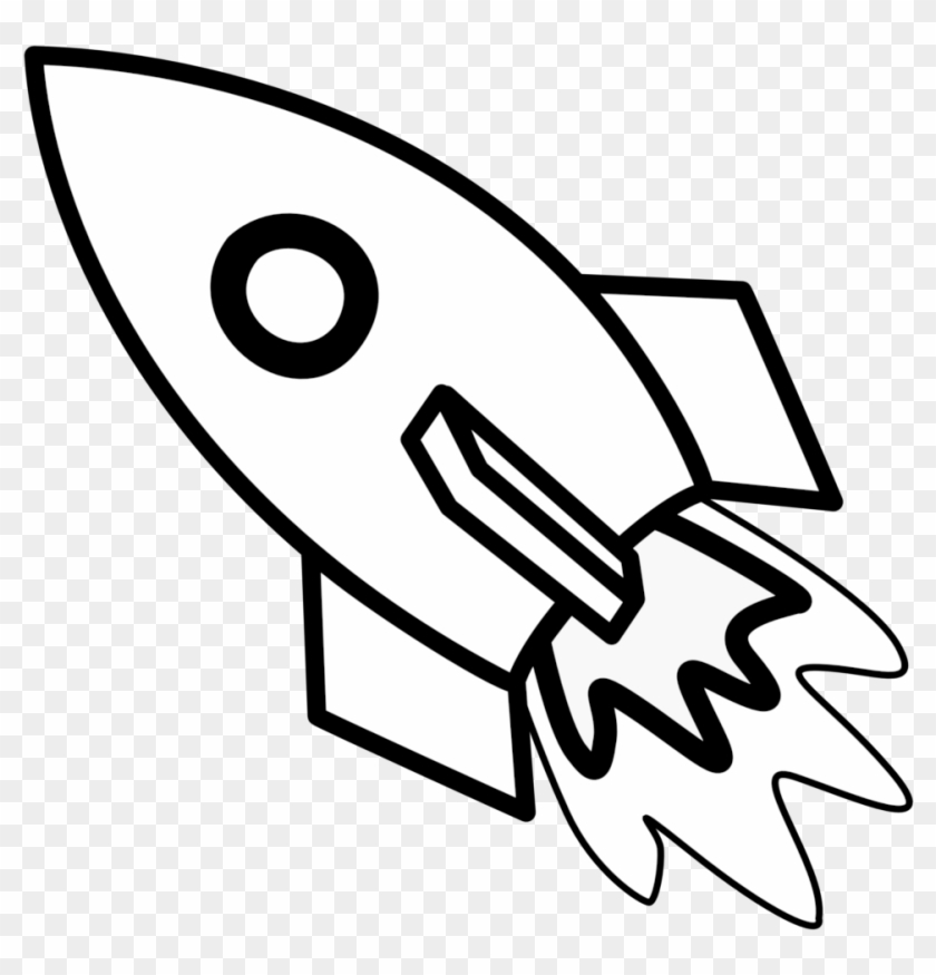 Clip Arts Related To - Colouring Picture Of Rocket #1039726