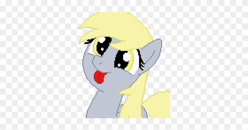 Silly Muffin Horse By Tomdantherock - Derpy Hooves Pixel Art Grid #1039793