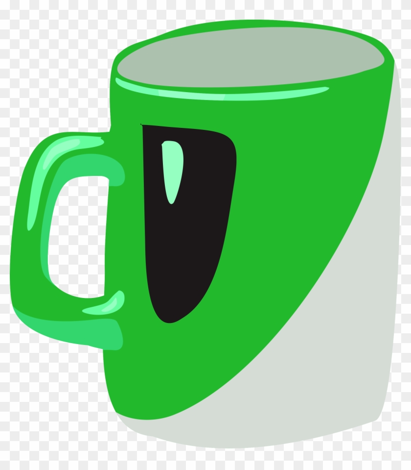 Green Mug - Clip Art #1039886