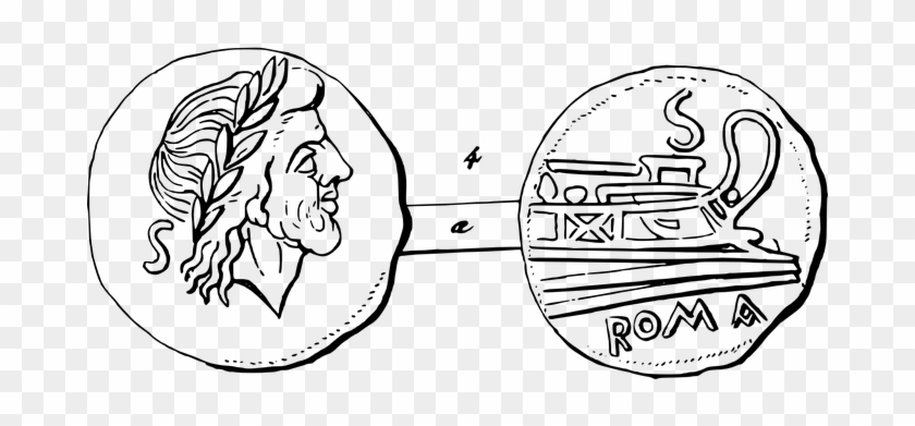 Republic, Money, Italy, Half, Roman - Coin #1039900