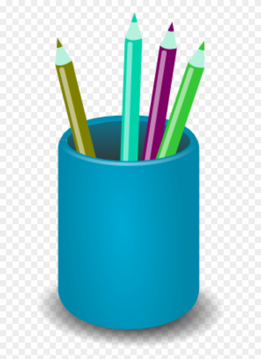 Pencil Holder Clipart - Pen Holder Clip Art #1039923