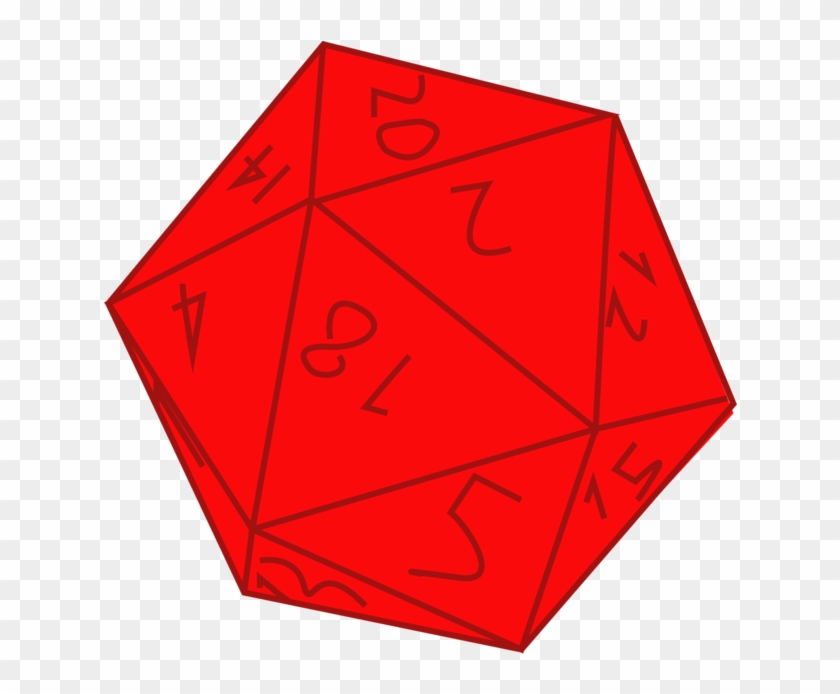 D20 Vector By Arrangeddictatorship - Triangle #1039931