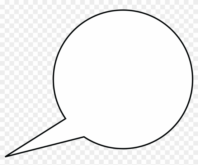 White Black Clip Art - White Dialogue Box #1039950