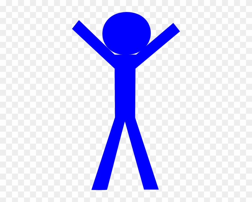 Blue Stick Figure Png #1039966