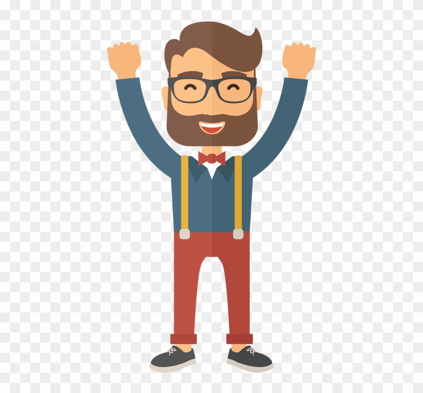 get Full Access To The Techniques That Helped One - Happy Man Cartoon Png -  Free Transparent PNG Clipart Images Download