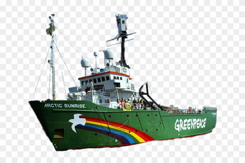 Largest Collection Of Free To Edit Port Blackandwhite - Greenpeace Arctic Sunrise #1040206