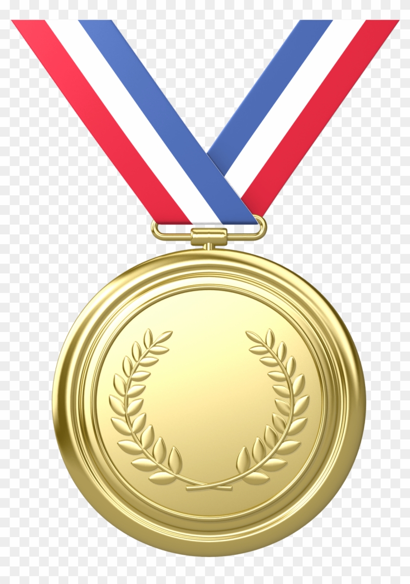 Gold Medal Winner Clipart - Olympic Gold Medal Png #1040329