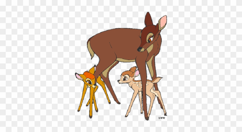 Fawn Clipart Bambi Faline - Bambi And Her Mother #1040332