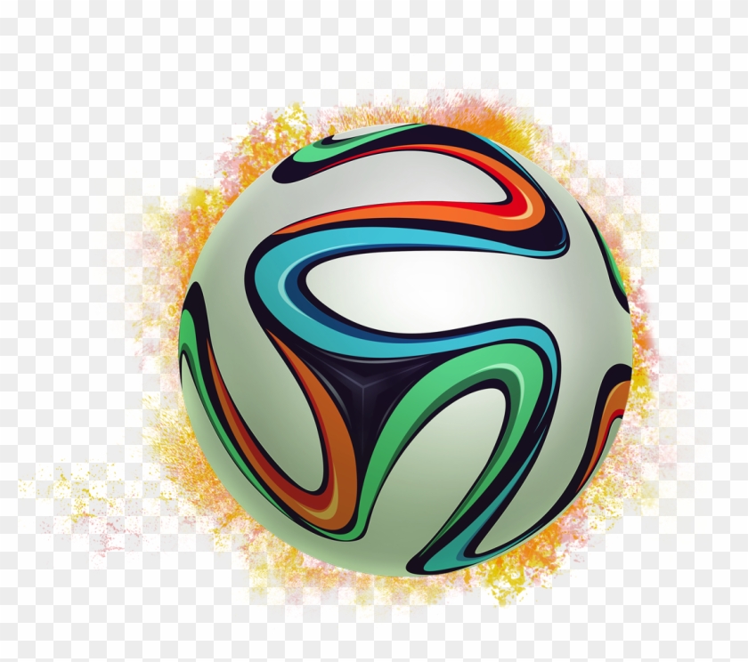 2014 Fifa World Cup Adidas Brazuca Football Clip Art - Fifa World Cup 2018 Football #1040354
