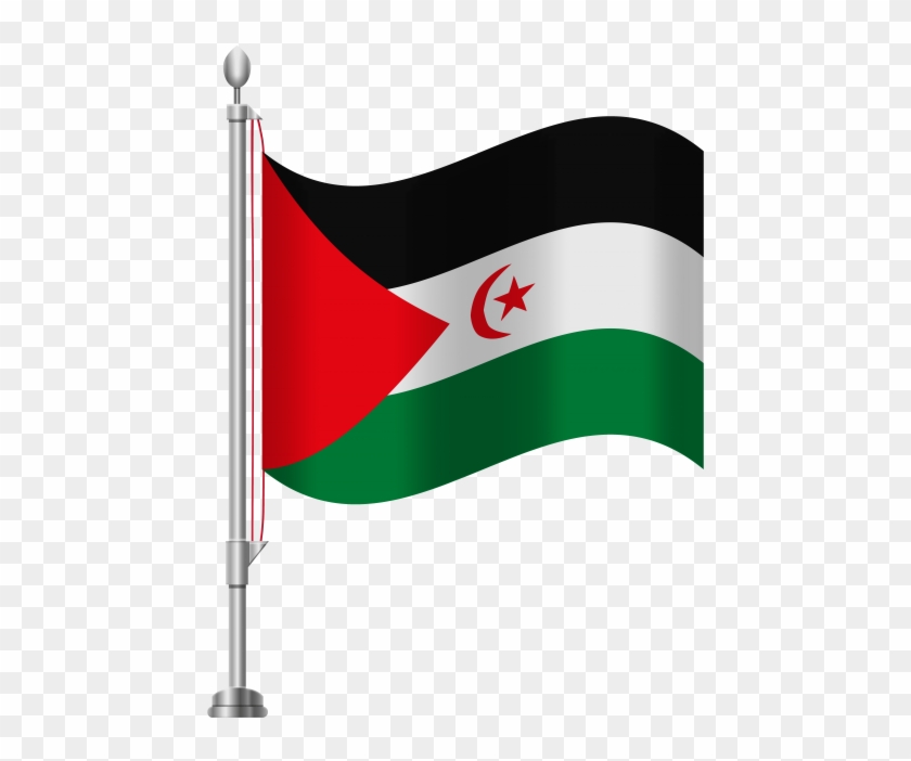 Free Png Western Sahara Flag Png Images Transparent - Jordan Flag Png #1040444