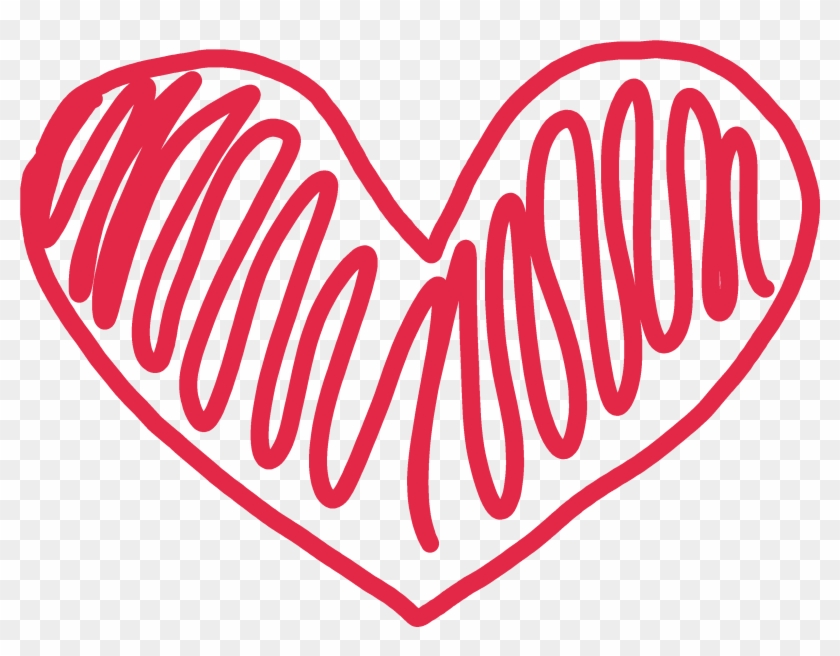 Doodle Clipart - Heart Doodle Transparent #1040563