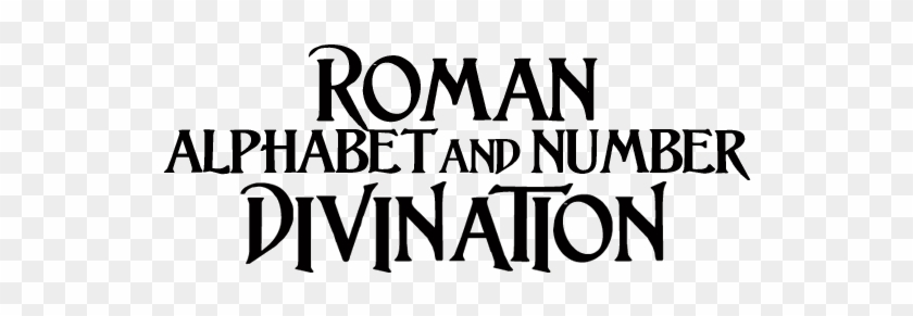 Roman Alphabet And Number Dice Divination Logo - Ladin Alphabet #1040683