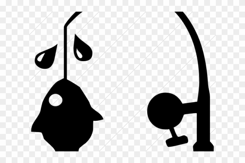 Fishing Rod Clipart - Fishing Pole Black And White #1040684
