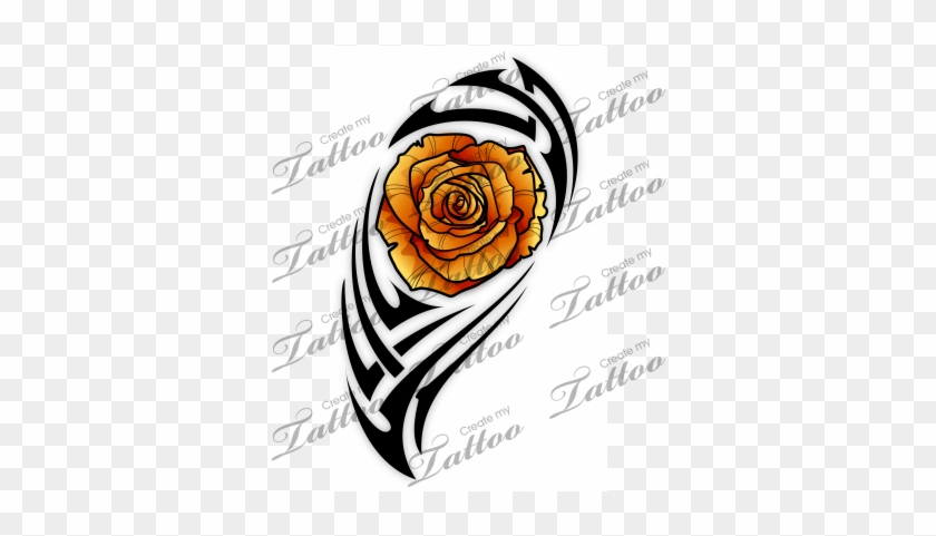 Sbink Tribal Rose - Tattoo #1040714