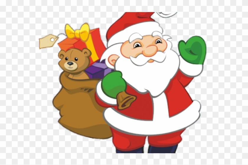 Santa Claus Clipart Basic - Christmas Day Cartoon - Free Transparent PNG  Clipart Images Download