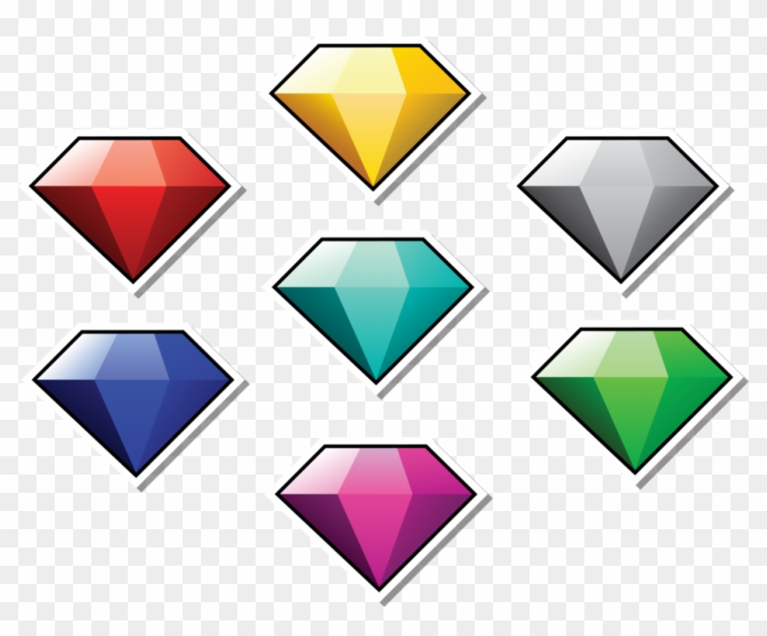 Paper Style By Shadowlifeman - Chaos Emeralds Png #1040751