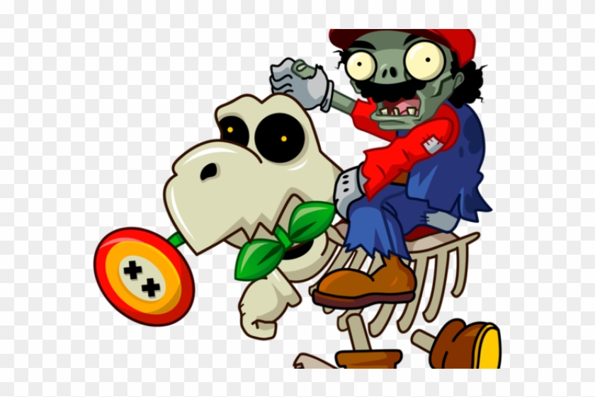 Zombie Clipart Mario Bro - Plantas Contra Zombies Dibujos Cuadriculados -  Free Transparent PNG Clipart Images Download