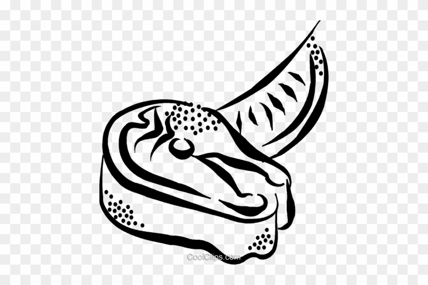 Salmon Steak Royalty Free Vector Clip Art Illustration - Batata Frita #1040827