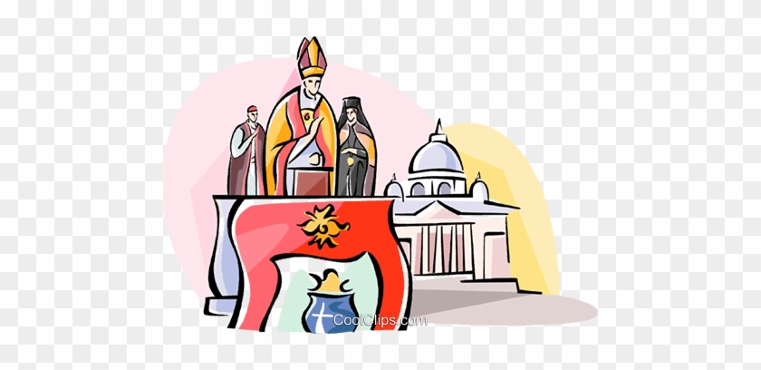 Pope Clip Art At Clker - Vatican Clipart #1040911