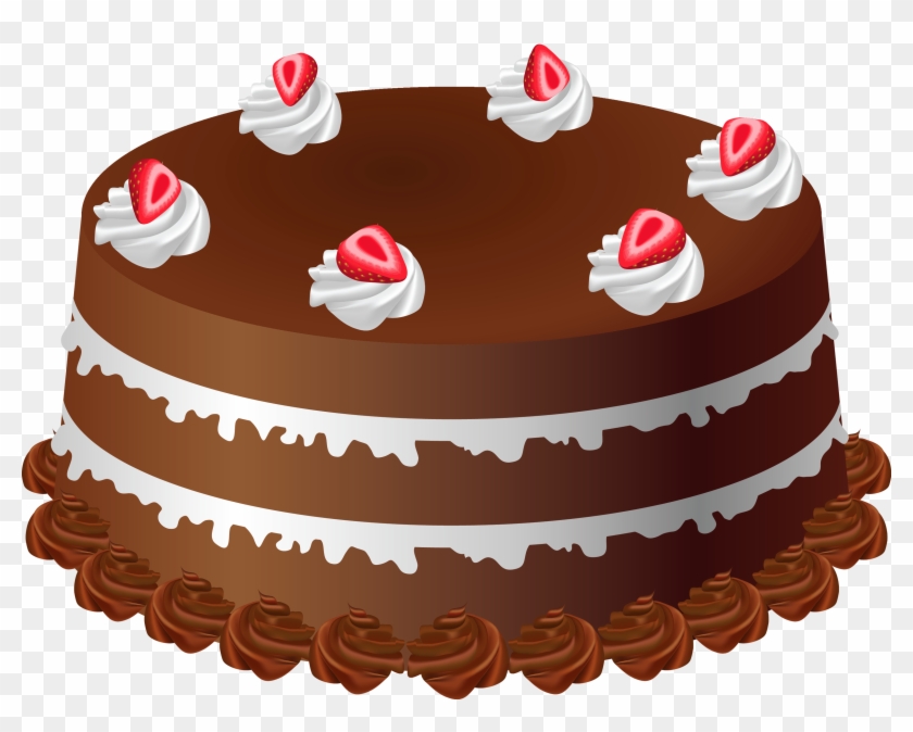 Chocolate Cake Art Png Large Picture - Cake Clipart Transparent Background #1041216