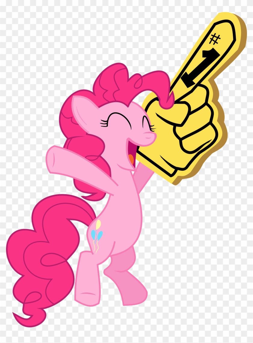 Pinkie Pie Cheering With Glove By Death Of All - My Little Pony: Friendship Is Magic #1041251