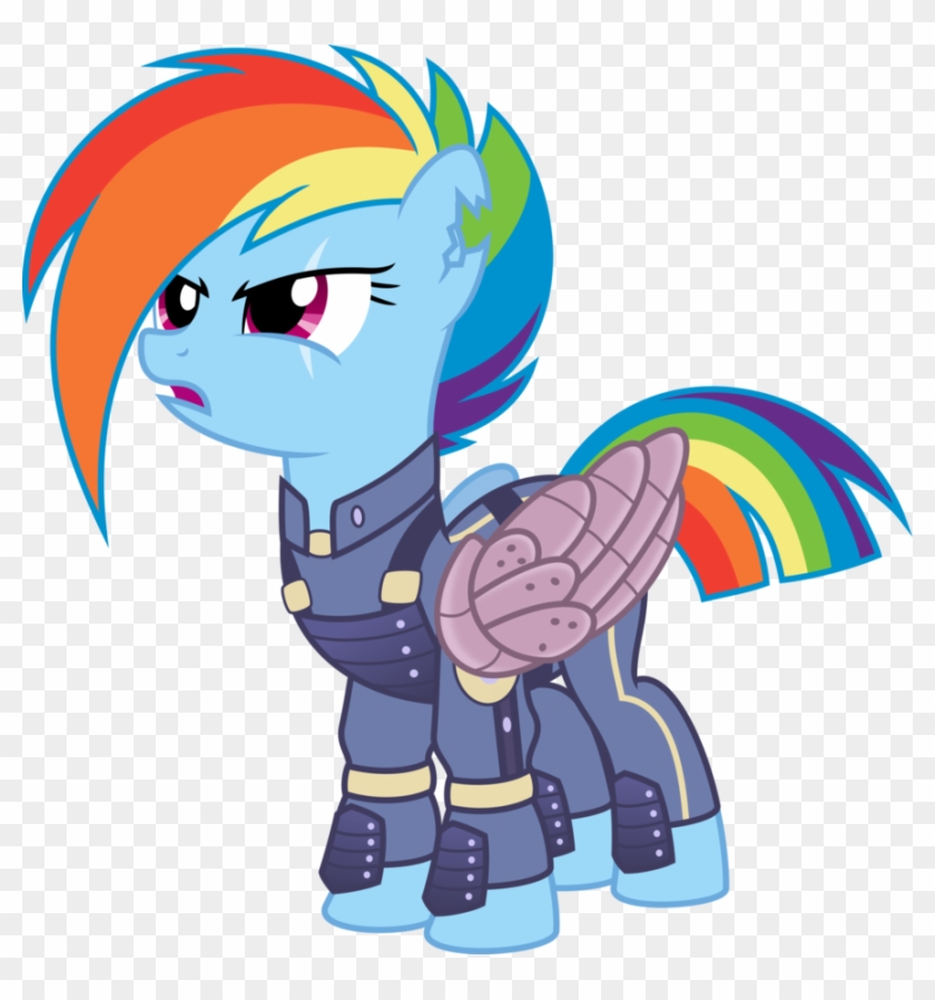 Soldier Dash By Thunderelemental On Deviantart - Sombra War Rainbow Dash #1041300