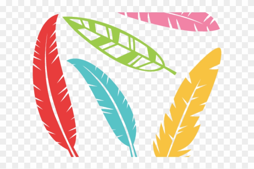 Cute Feather Cliparts - Feather Clipart Svg #1041303