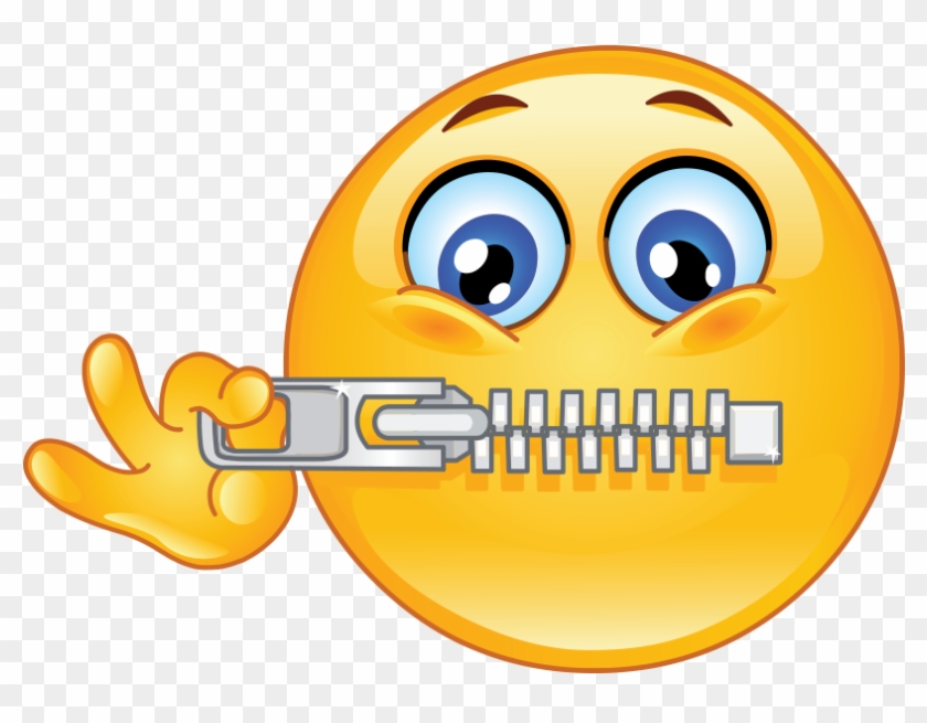 Emoticon Emoji Smiley Mouth Clip Art - Emoticon Boca Cerrada #1041378