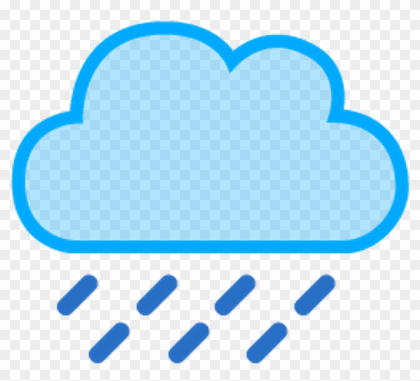 Nube Lluvia Cloud Rain Raincloud - Rain Cloud Weather Symbol #1041691