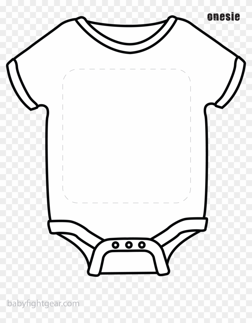 Onesie Template - Baby Onesie Template Png #1041754