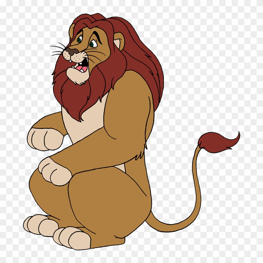 Scared - Scared Lion Clipart #1041815
