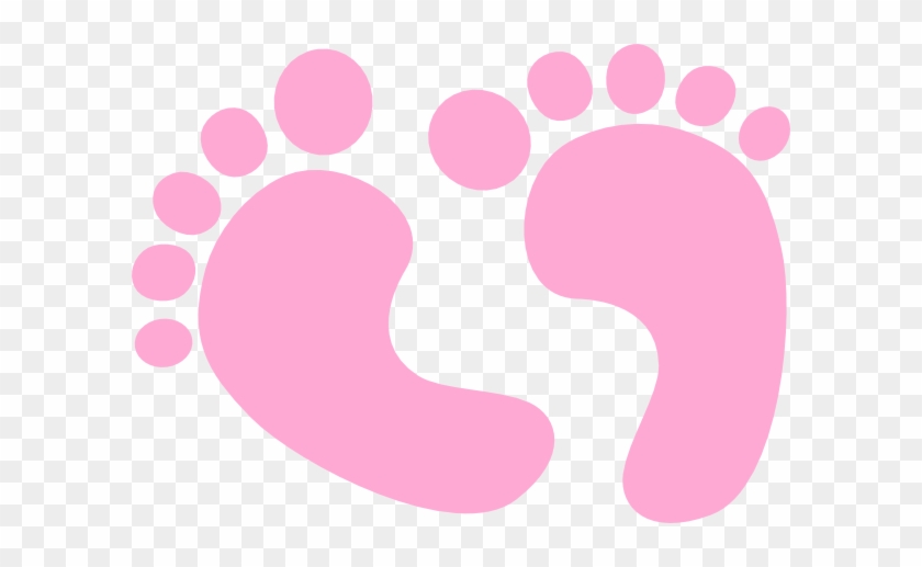 Baby Feet Clip Art At Clker - Baby Shower Vectors Free Png #1041880