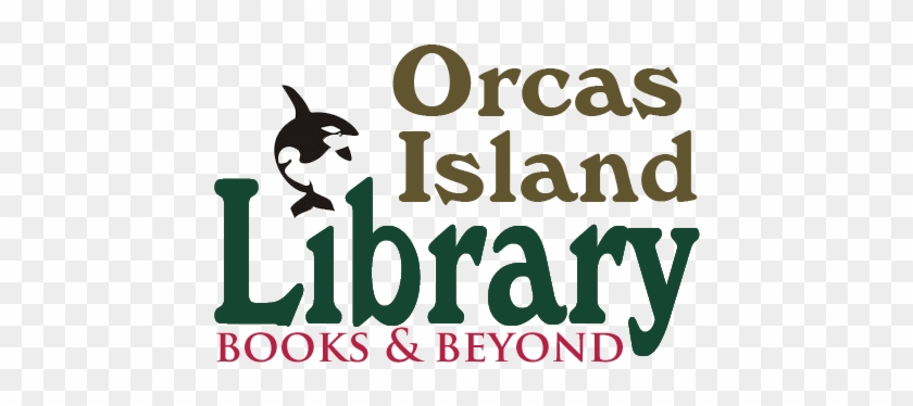 Orcas Island Library Logo - Killer Whale Sticker #1041906
