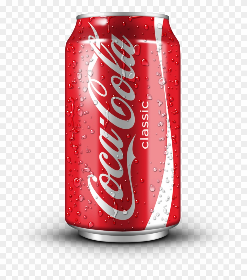Crushed Soda Can Clipart Download - Coca Cola Can Png #1041957