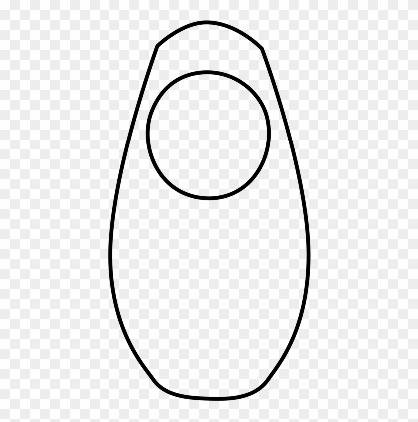 Drawing A Nesting Doll Design - Line Art #1042025