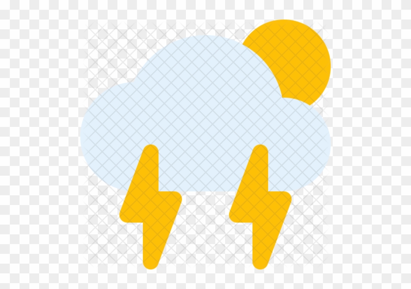 Thunderstorm Icon - Emblem #1042070