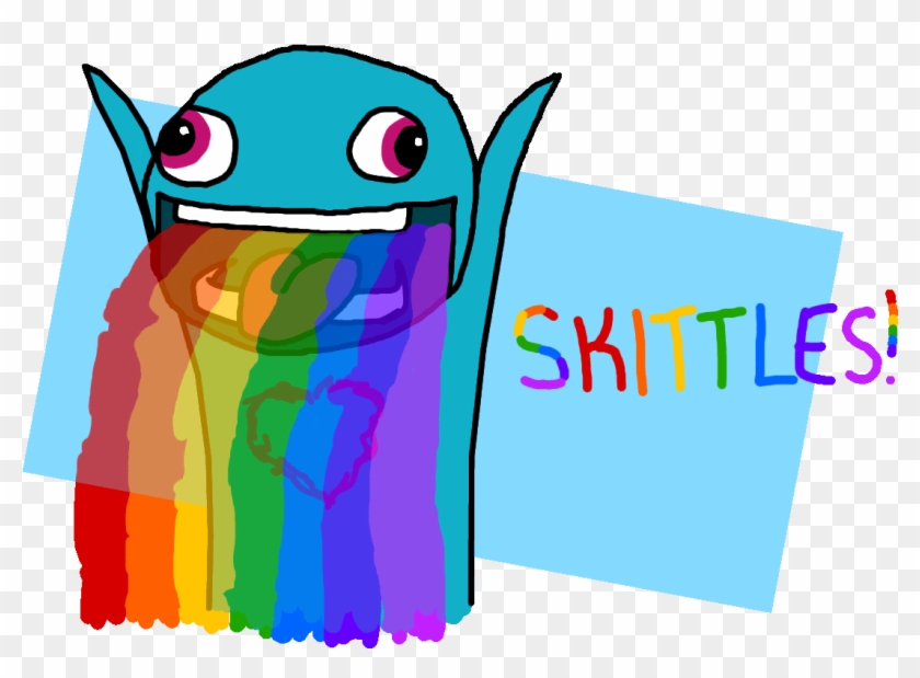 Skittles The Makins Of Glorious Rainbow Puke By Elizafrizzle-d5bz2mg - Skittles Rainbow Gif #1042078