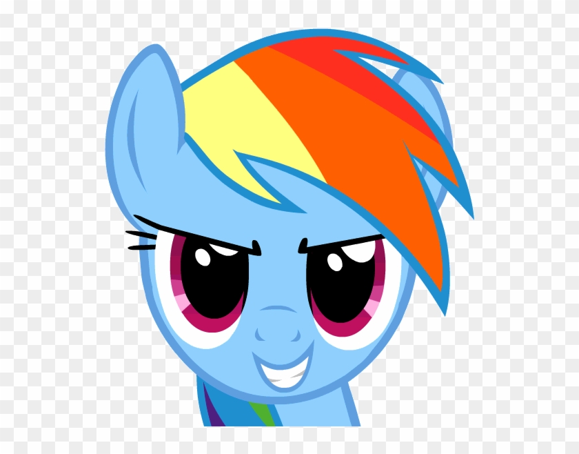 My Little Pony Rainbow Dash Head #1042084