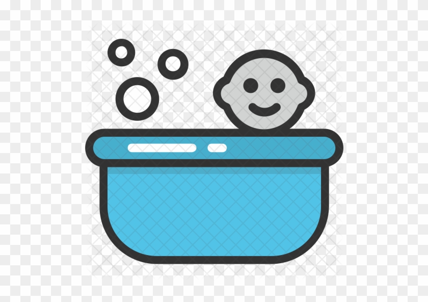 Baby Bath Icon - Bathtub #1042104