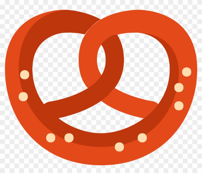 This Image Shows A Pretzel - Brezel Icon #1042126