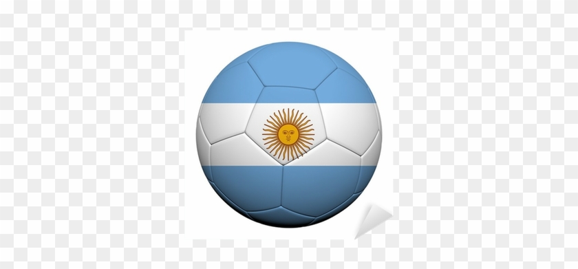 Argentina Flag Pattern 3d Rendering Of A Soccer Ball - Ball #1042226