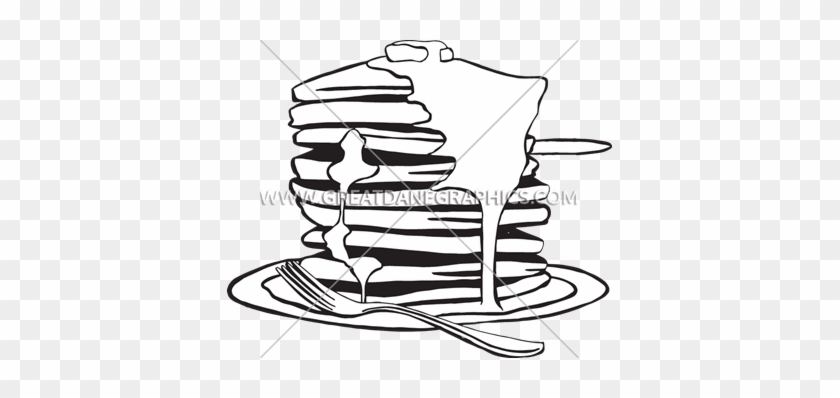 Pancake Stack - Printed T-shirt #1042268