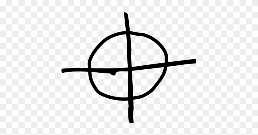 Symbol Used By The Zodiac Killer To Sign His Correspondence - Murder By Numbers By James Moore #1042373