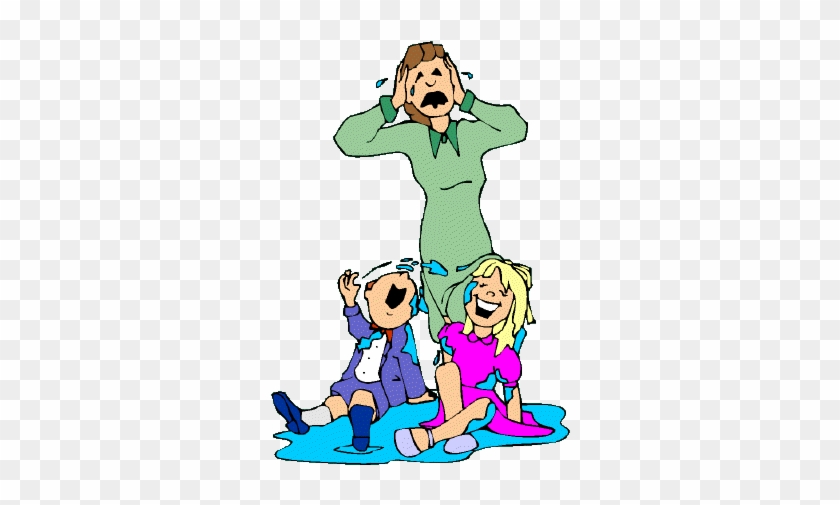 Crying - Kid - Clipart - Children Being Bad Clipart #1042383