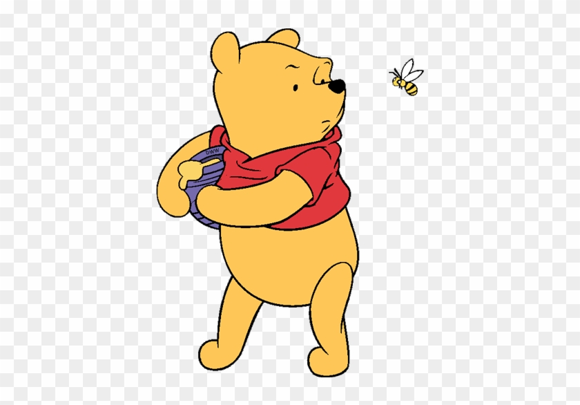 Winnie The Pooh Clipart Honey Bee - Winnie The Pooh Bumble Bee.