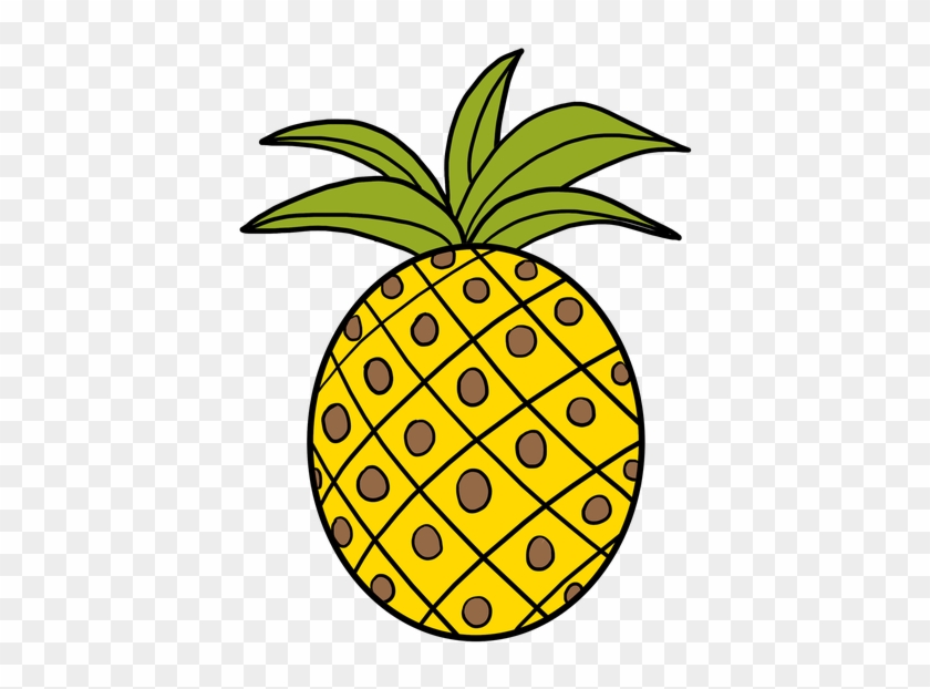 Easy Drawing Guides On Twitter - Draw A Pineapple Step By Step #1042527