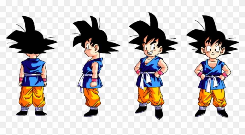 Kid Goku Gt Colored By Ninja-pineapple - Goku Gt #1042543