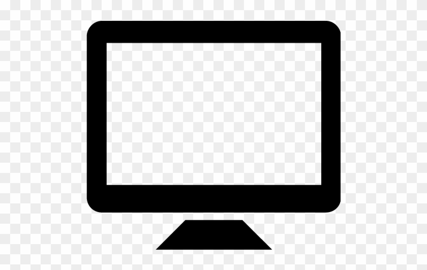 Flat Screen Tv - Ordenador Svg #1042707